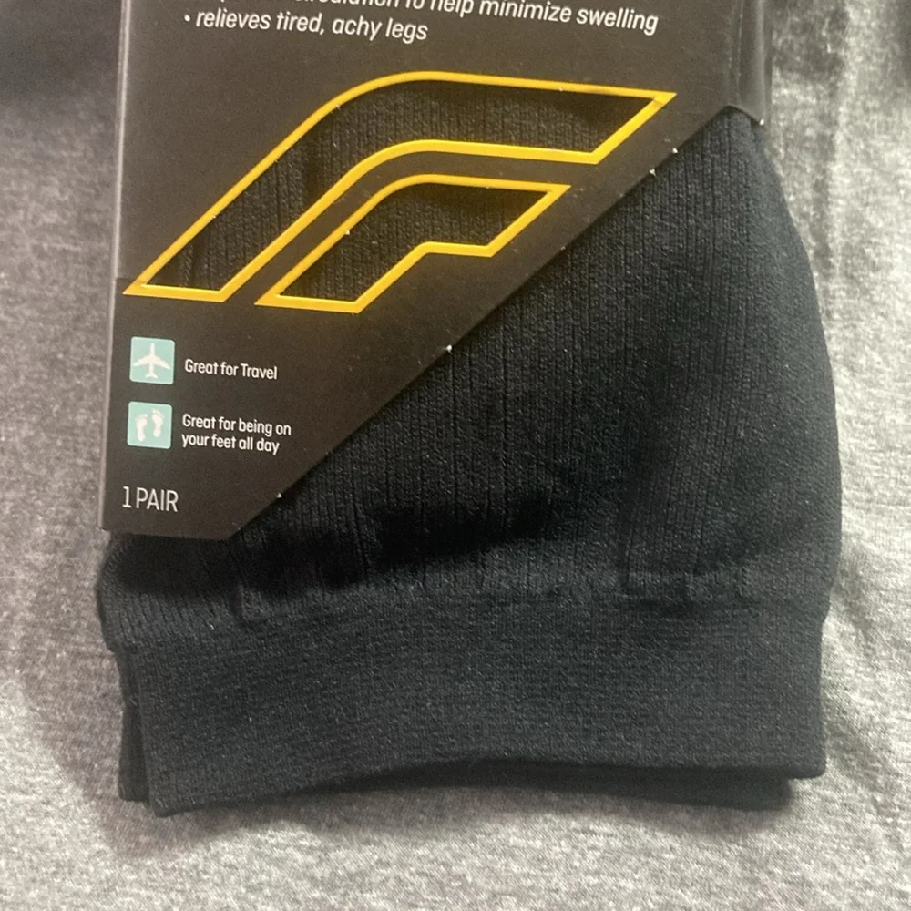 Futuro lifestyle compression dress socks for men black size XL